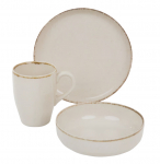 L&otilde;unaserviis Ambition Craft, 0.350 l, portselan, Pruun v./Kollane v.