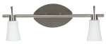 Valgusti seinale Candellux Lighting Croton, G9, 2 x 40 W, nikkel v.