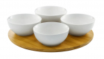 Kausside komplekt Ambition Natural, valge v., 10 cm