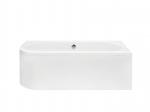 Vann, teisaldatav Besco Avita, 170 cm x 75 cm x 55.5 cm, parempoolne, valge