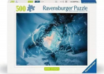 Pusle Ravensburger The Eye Of The Glacier, 36 cm x 49 cm, 500 tk, sinine v.