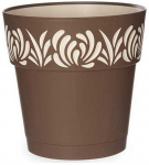 Lillepott Stefanplast Gaia, plastik, pruun v.