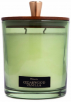 K&uuml;&uuml;nal, l&otilde;hna Homla Woody Blend Cedarwood Vanilla, 45 h, 380 g, roheline v.