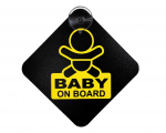 Teabem&auml;rk Avisa Baby On Board, 11.5 cm x 11.5 cm
