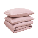 Voodipesukomplekt Domoletti Solid POWDER, roosa v., 140 x 200 cm
