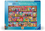 Pusle Ravensburger The Sweet Shop, 36 cm x 49 cm, 500 tk, mitmev&auml;rviline