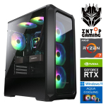 Statsionaarne arvuti Intop Aqua Ryzen 7 7700X, 4 TB, DDR5 32 GB, SSD+HDD 2 TB 2 TB, Nvidia GeForce RTX 5060 Ti 16 GB GDDR7, Windows 11 Pro