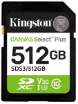 M&auml;lukaart Kingston Canvas Select Plus SDS3/512GB, 512 GB, 150 Mb/s