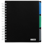 Vihik matemaatika/geograafia/f&uuml;&uuml;sika Buromax Classic, ruuduline, A5, 120 lehte, Must