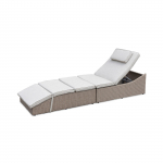 &Otilde;ue lamamistool Hatis Lounge, beež v., 198 cm x 61 cm x 37 - 72 cm