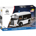 Konstruktor, auto Cobi Citroen Type H Police 24630, 180 tk, valge v./must v.