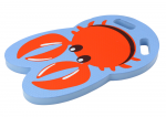 Ujumislaud Crab, sinine v./punane v.