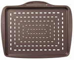 K&uuml;psetusvorm, pitsale Pyrex Asimetria, pruun v., 37 cm x 29 cm