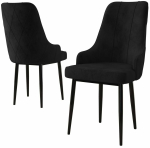 Toolide komplekt Kalune Design Trex 240CHR1656, matt, must v., 42 cm x 46 cm x 95 cm, 2 tk