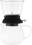Teevalmistaja Hario Largo 35 Set, 0.35 l, l&auml;bipaistev v./must v.