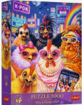 Pusle Trefl Selfie with Hens, 68 cm x 48 cm, 1000 tk