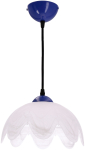 Valgusti lagi Candellux Lighting Colori 31-47953, E27, 1 x 60 W, valge v. / sinine v., 25 x 25 cm