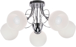 Valgusti lagi Candellux Lighting Fanta 35-62185, E27, 5 x 40 W, valge v. / h&otilde;be v.