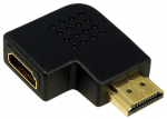 Adapter Logilink HDMI-angled to HDMI HDMI male, HDMI female