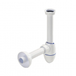 Sifoon vannitoavalamu jaoks Nicoll C2923, 222 mm, 32 mm, valge v.