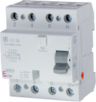 Rikkevoolukaitse ETI EFI6-P4, 4P, 25 A, 415 V, 30 mA