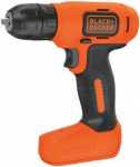 Akukruvikeeraja-trell Black & Decker BDCD8-QW Compact, 7.2 V, 1.5 Ah