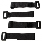 Juhtmehoidik Logilink KAB0056, 10 tk, must