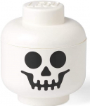 Hoiukast LEGO&reg; Storage Head Skeleton, valge v., 16 x 16 x 19.5 cm