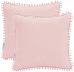 Padjap&uuml;&uuml;r Restilo Meadore, heleroosa, 45 cm x 45 cm, 2 tk