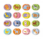 Arendav m&auml;ng VIGA Memory Set, 4.5 cm, mitmev&auml;rviline