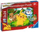 Pusle 2in1 Ravensburger Pikachu And His Friends 05668, 18 cm x 26 cm, 44 tk, mitmev&auml;rviline