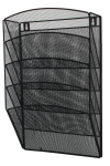 Dokumendiriiul Q-Connect Set Of 5 Wall Mounted Shelves KF04726, must v.