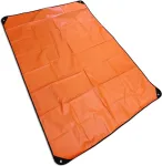 Matt Atom Heat Blanket, 150 cm, alumiinium v./must v./oranž v.