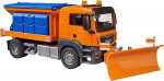 M&auml;nguasi buldooser Bruder MAN TGS Winter Service 03785, 1:16, sinine v./oranž v.