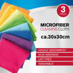 Lapp, universaalne, mitmev&auml;rviline, mikrokiud, 3 tk