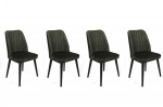 Toolide komplekt Kalune Design Alfa 432 V4 974NMB1554, matt, must v./khaki v., 49 cm x 50 cm x 90 cm, 4 tk