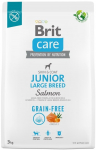 Kuiv koeratoit Brit Care Junior Large Breed Salmon, l&otilde;he, 3 kg