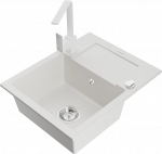 K&ouml;&ouml;givalamu Mexen Enzo 6506-20-670300-20, graniit, 57.6 cm x 46.5 cm x 17.4 cm, valge v.