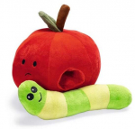 M&auml;nguasi koerale, pehme Beeztees Hide And Seek Apple 19247, 22 cm, punane/roheline