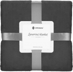 Pleed Springos Luxurious Blanket Extra Thick, tumehall v., 200 cm x 220 cm