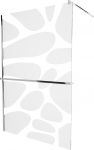 Du&scaron;isein Mexen Kioto+ Walk-In, 120 cm x 200 cm, valge/kroom