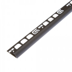 Viimistluslint, must, 2500 mm x 7 mm