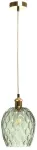 Valgusti rippuv Kayoom Corona, E27, 1 x 40 W, roheline v. / kuldne v.