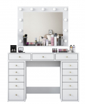 Tualettlaud Kalune Design BJ119 - 2895, valge v., 153.4 cm x 120 cm x 44.5 cm