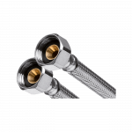 Roostevabast terasest punutud voolik Invena, 1/2X1/2- sisekeere, 30 cm