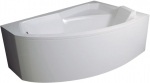 Vann, nurgaga Besco Rima, 150 cm x 95 cm x 58 cm, parempoolne, valge v.