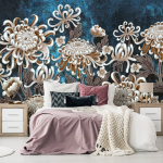 Fototapeet Artgeist Sea Flowers, 70 cm x 70 cm