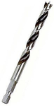 Puur Makita, puit, kuuskant, 8 mm x 11 cm