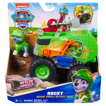 M&auml;nguasja pr&uuml;giauto Paw Patrol Rocky Rescue Wheels Recycle Truck 6069331, must v./roheline v./hall v.