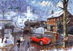 Pusle Ravensburger The Railway Crossing, 70 cm x 50 cm, 1000 tk